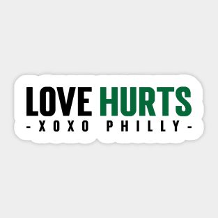 Funny Philadelphia love Hurts Fans Sticker